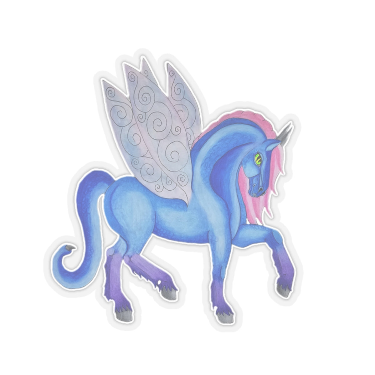 Dressage Dragonies Kiss-Cut Stickers