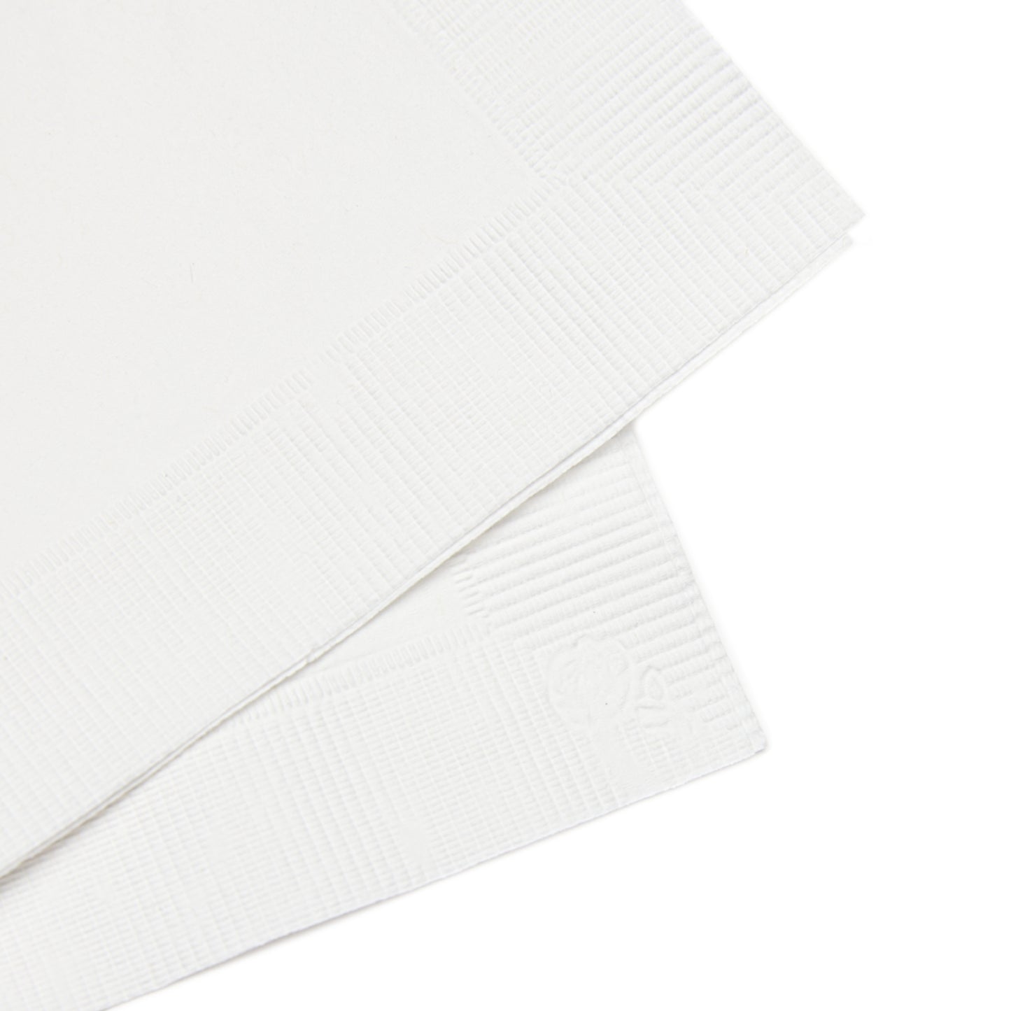 Dragonies Brand White Coined Napkins