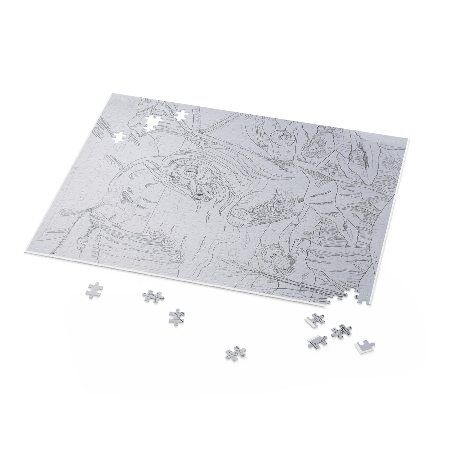 Color me Dragonie Puzzle (120, 252, 500-Piece)