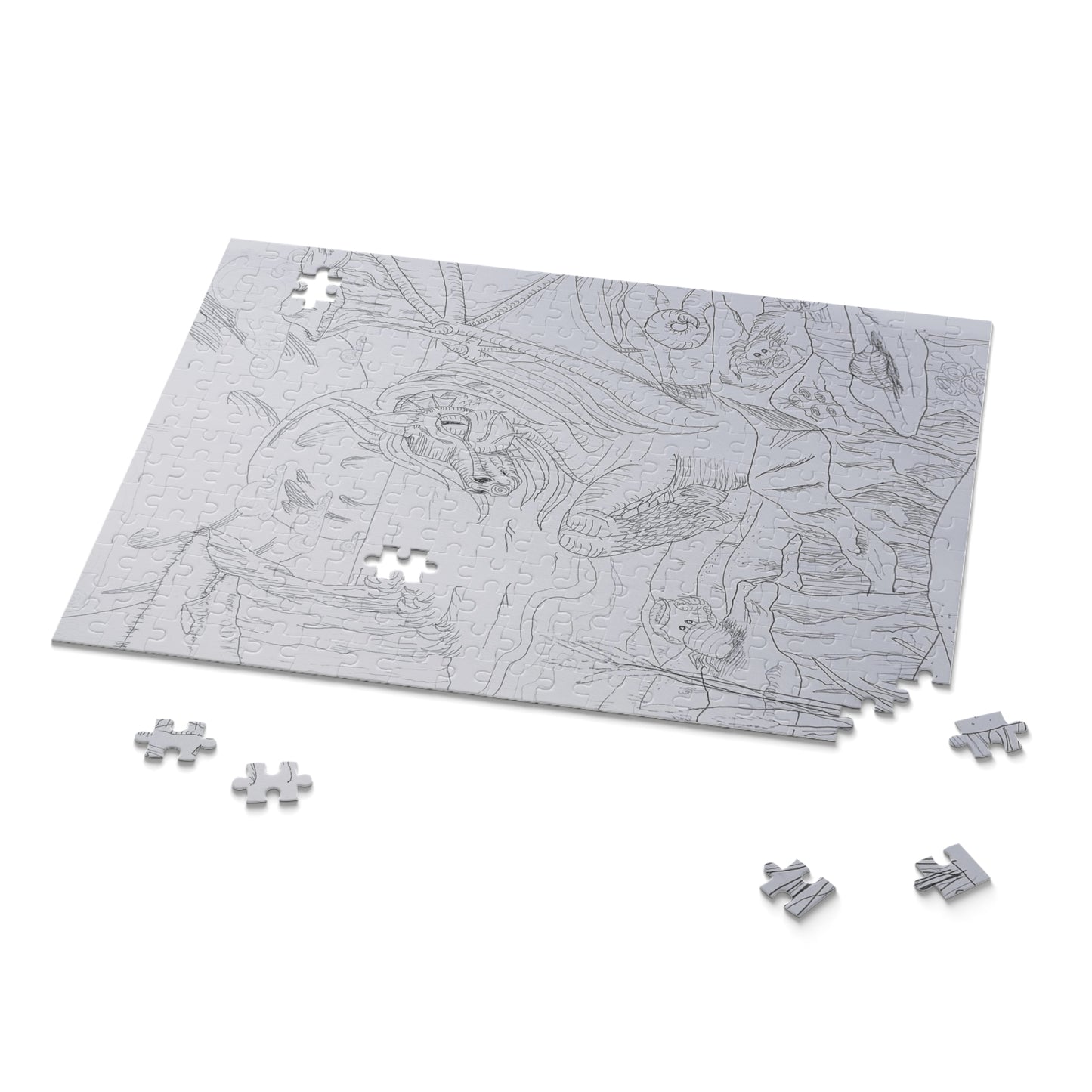 Color me Dragonie Puzzle (120, 252, 500-Piece)