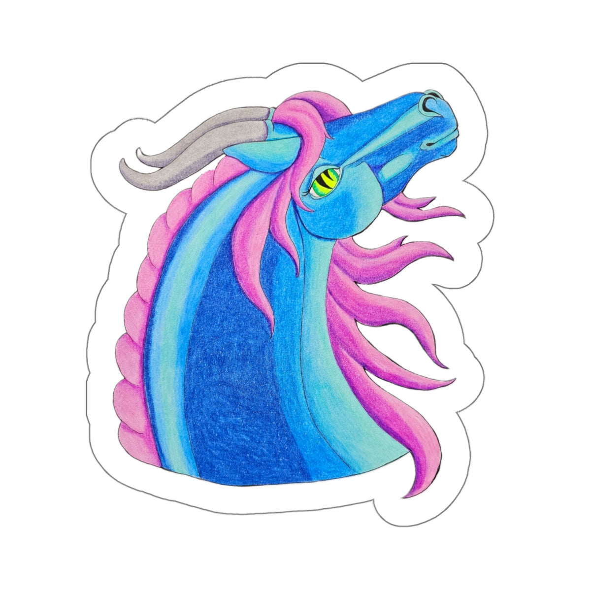 Dragonies Blue Dream Kiss-Cut Stickers