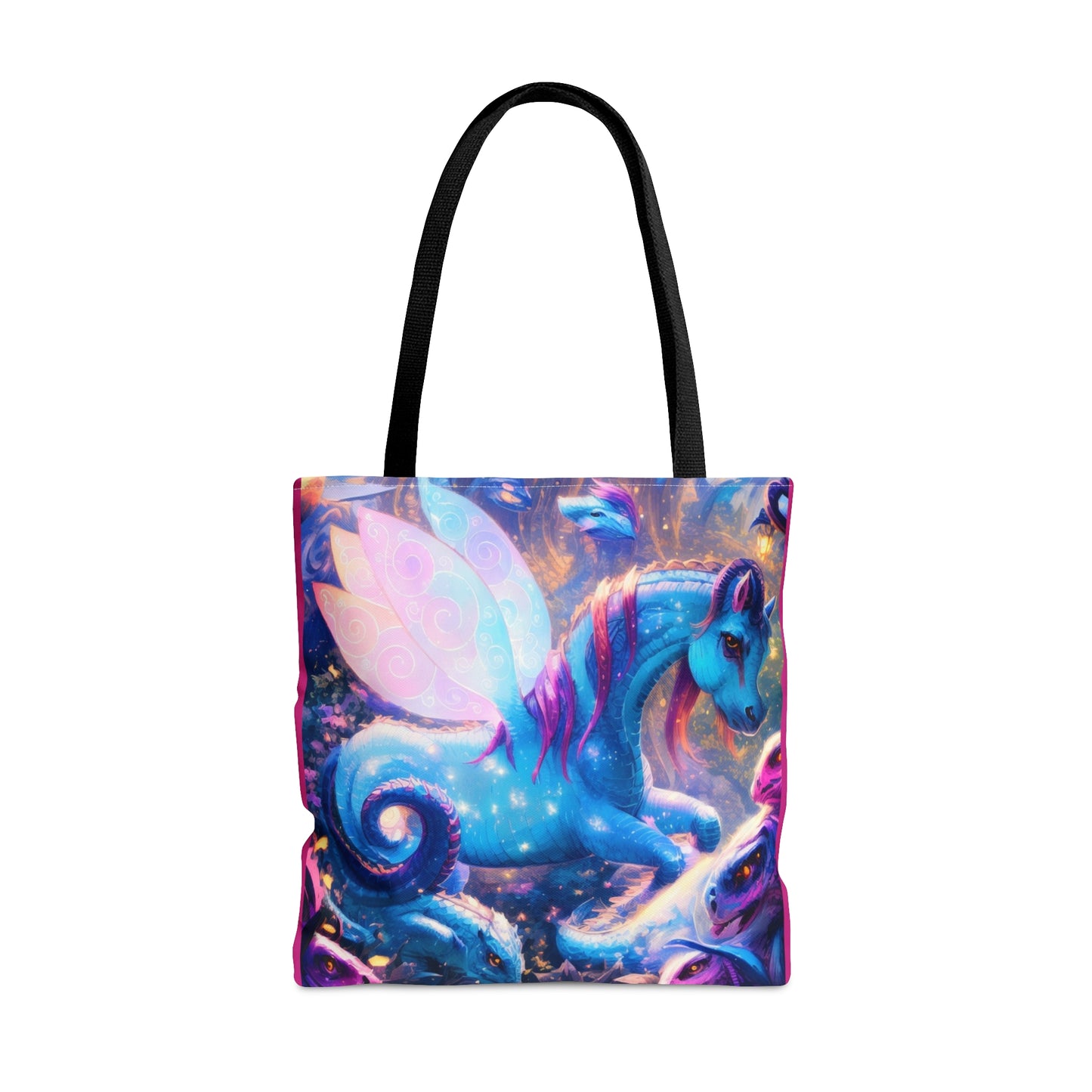 Flutter Dragonies Ponies 444Tote Bag (AOP)