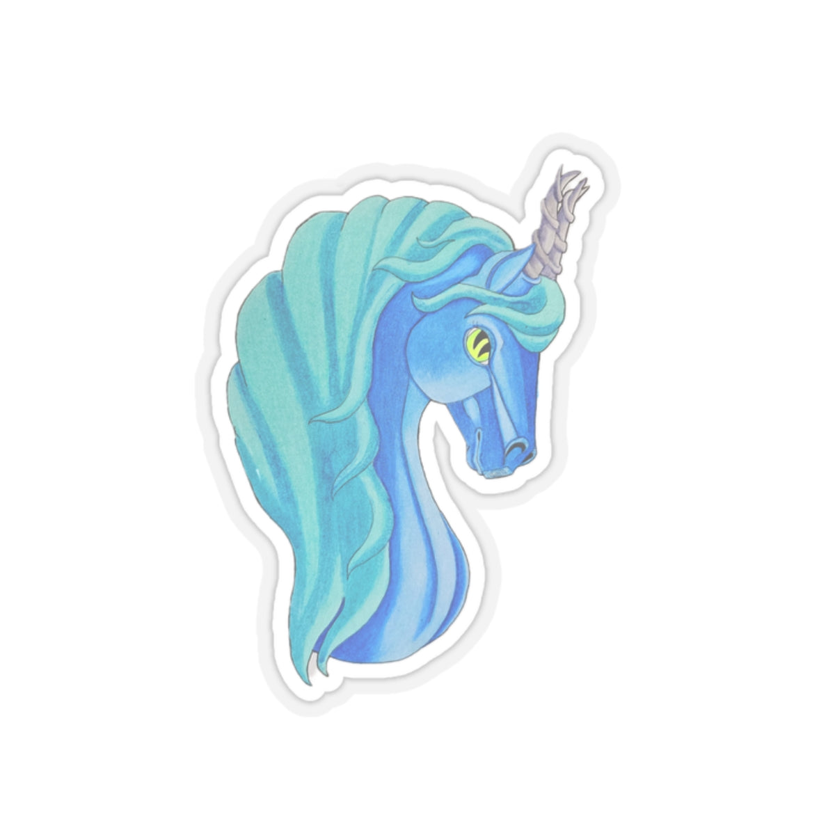 Blue Beauty Dragonies Kiss-Cut Stickers