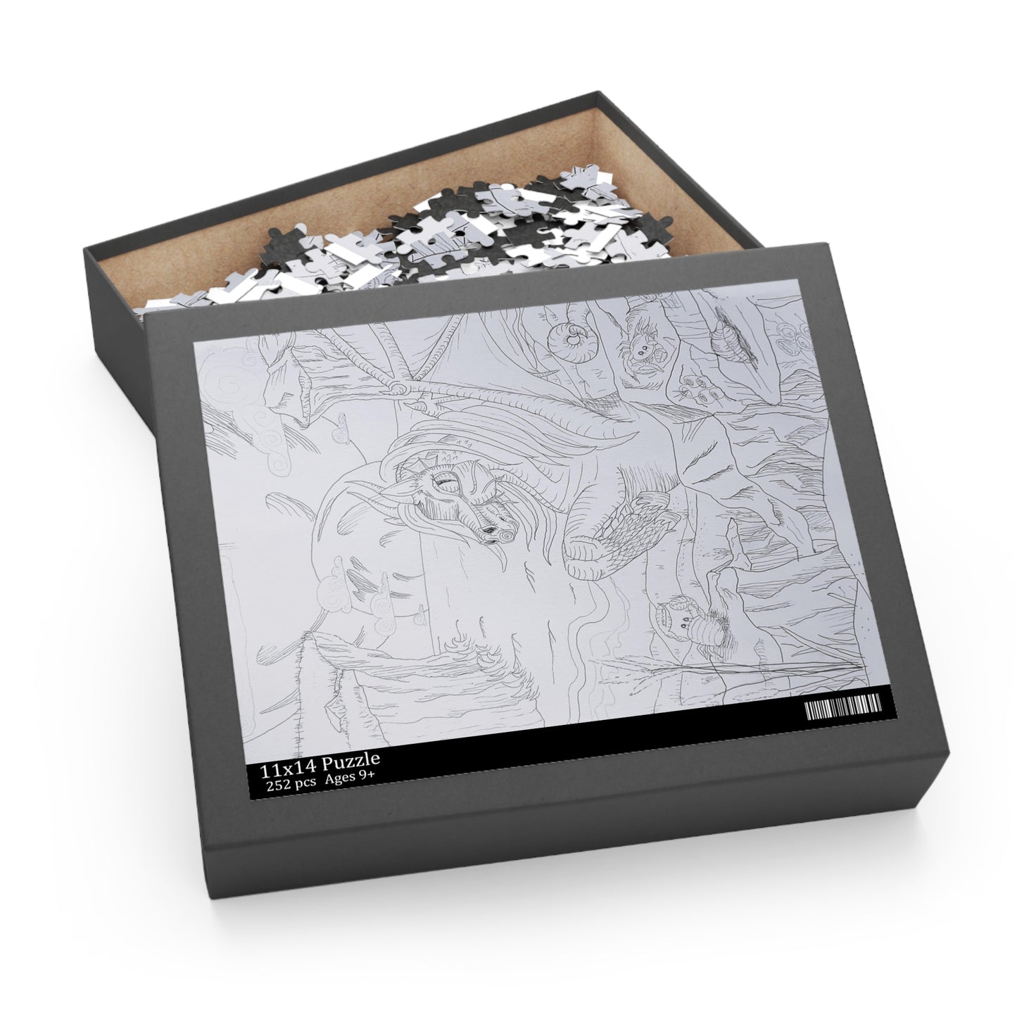 Color me Dragonie Puzzle (120, 252, 500-Piece)