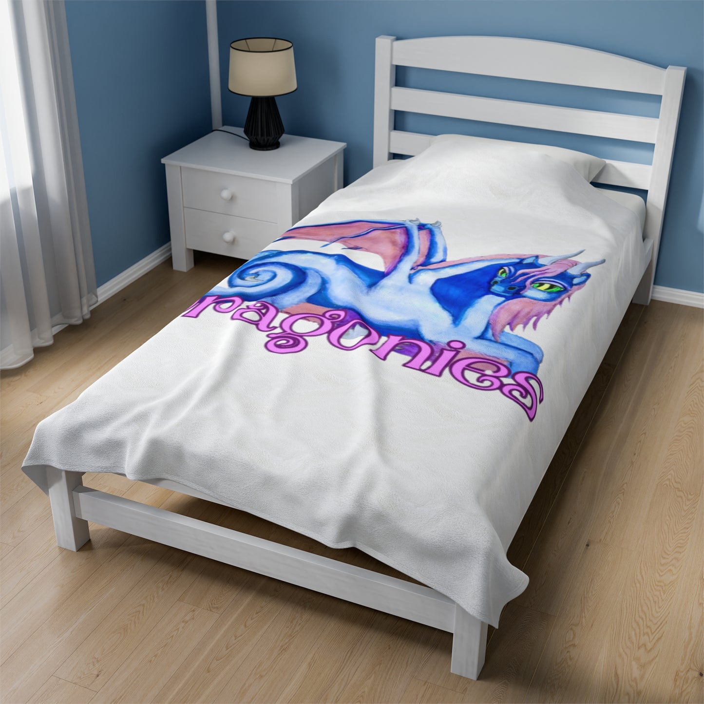 Dragonies Brand Velveteen Plush Blanket