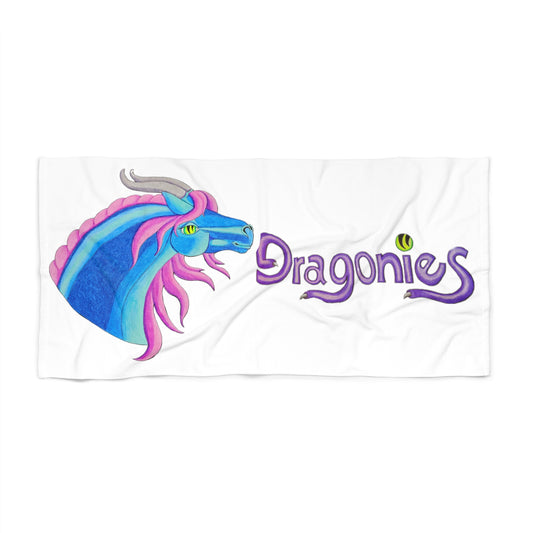 BLUE Dragonies Beach Towel