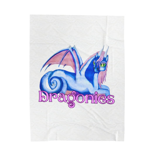 Dragonies Brand Velveteen Plush Blanket