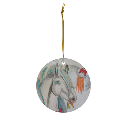 Dragonies Wonderland Ceramic Ornament, 4 Shapes