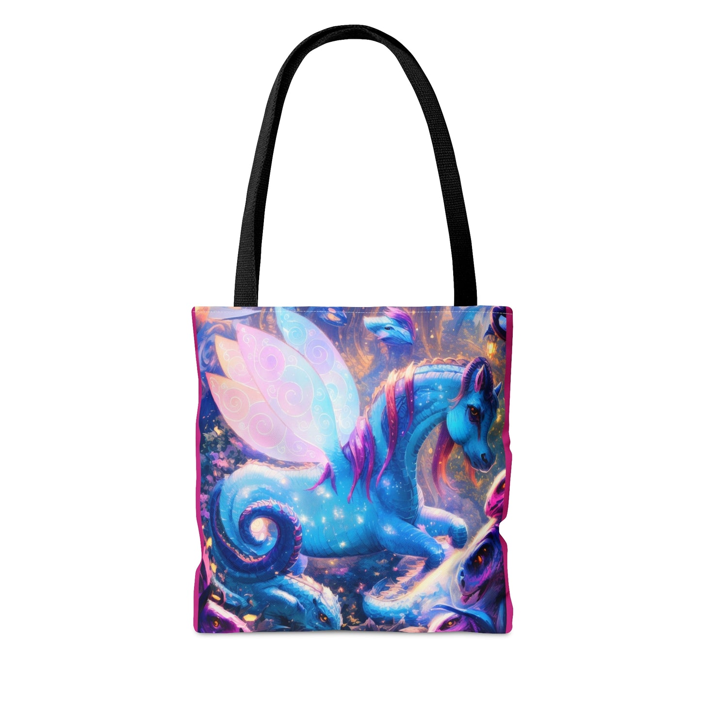 Flutter Dragonies Ponies 444Tote Bag (AOP)