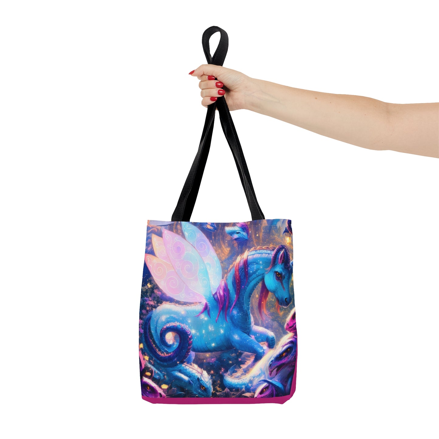 Flutter Dragonies Ponies 444Tote Bag (AOP)