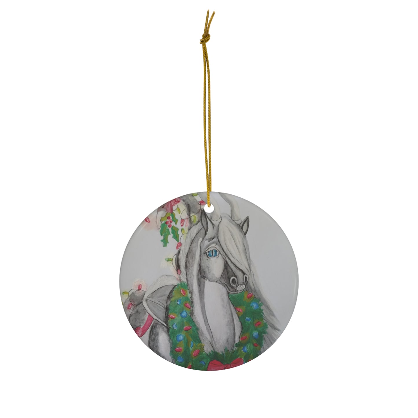 Dragonies Wonderland 2 Ceramic Ornament, 4 Shapes