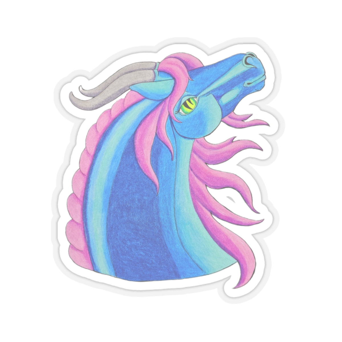 Dragonies Blue Dream Kiss-Cut Stickers