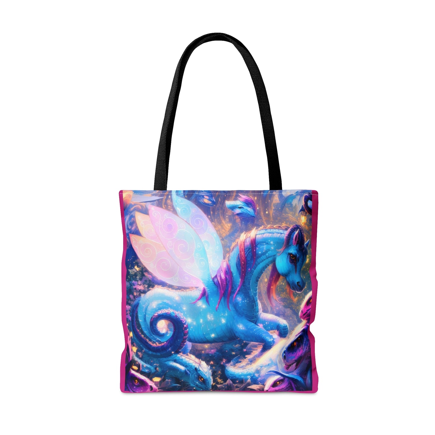 Flutter Dragonies Ponies 444Tote Bag (AOP)