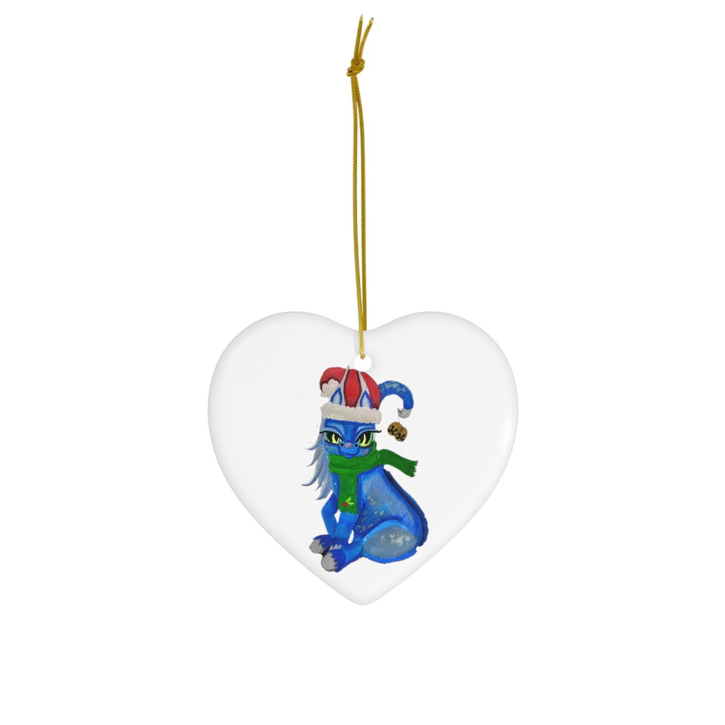 Santa Baby Dragonies Ponies Ceramic Ornament, 4 Shapes