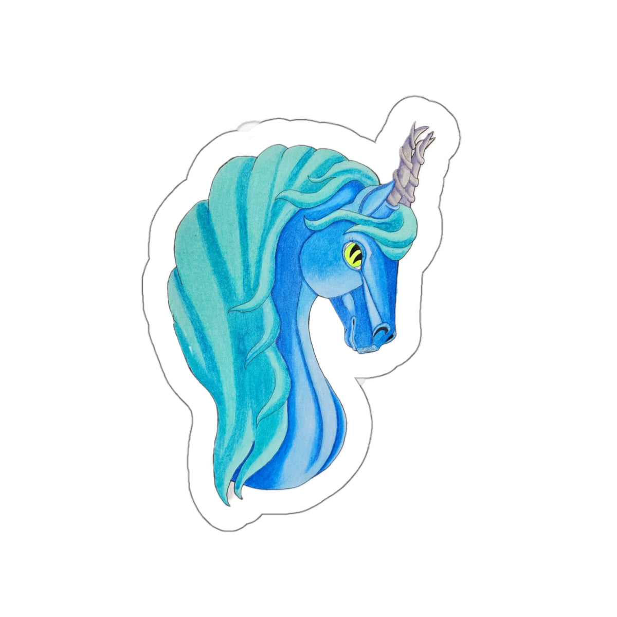 Blue Beauty Dragonies Kiss-Cut Stickers