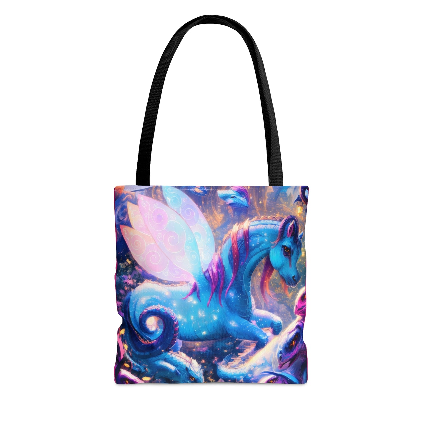 Flutter Dragonies Ponies 444Tote Bag (AOP)