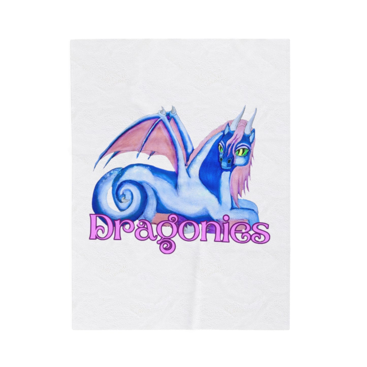 Dragonies Brand Velveteen Plush Blanket